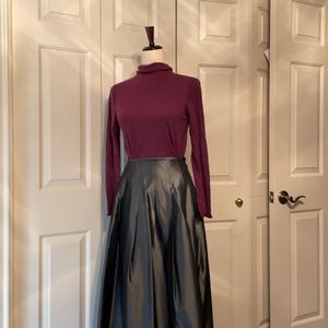 Eileen Fisher Purple Turtleneck Sweater